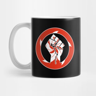 Black Lives Matter Fist Circled Flag Hong Kong Mug